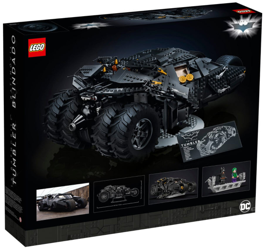 Box Rückansicht: LEGO Super Heroes 76240 LEGO DC Batman – Batmobile Tumbler