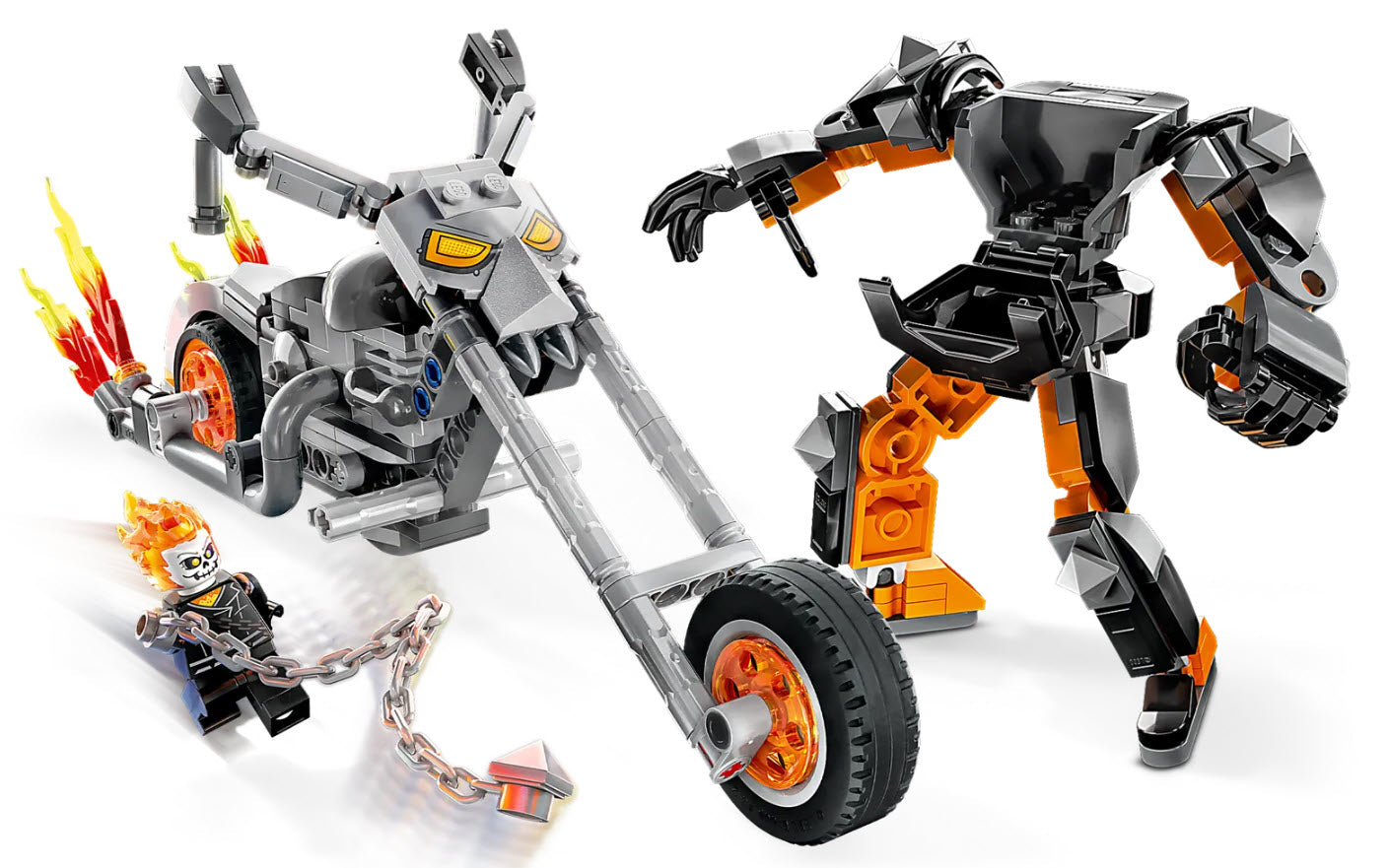 Detail 1: LEGO Super Heroes 76245 Ghost Rider mit Mech & Bike