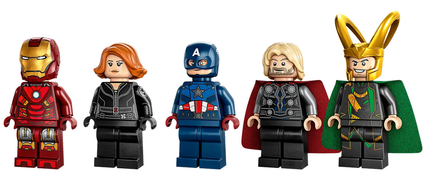 Minifiguren: LEGO Super Heroes 76248 Der Quinjet der Avengers