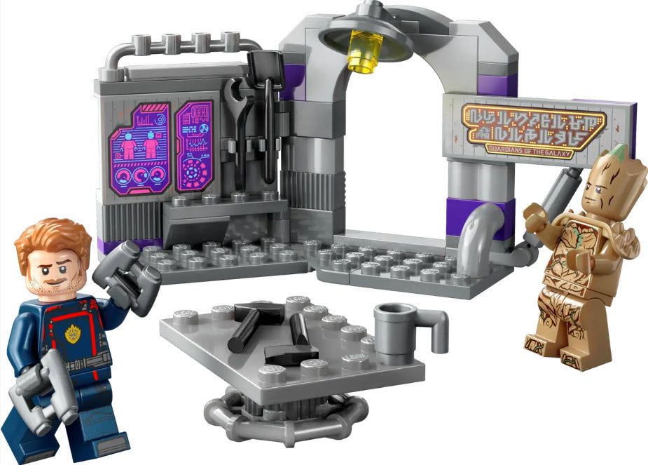 Inhalt: LEGO Super Heroes 76253 Hauptquartier der Guardians of the Galaxy