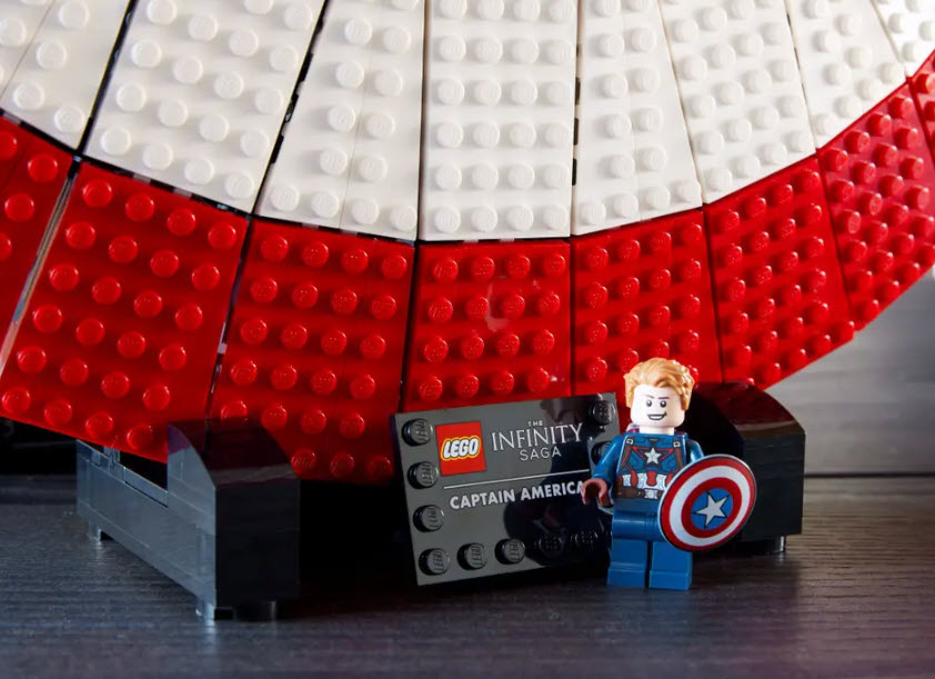 Minifiguren: LEGO Super Heroes 76262 Captain Americas Schild
