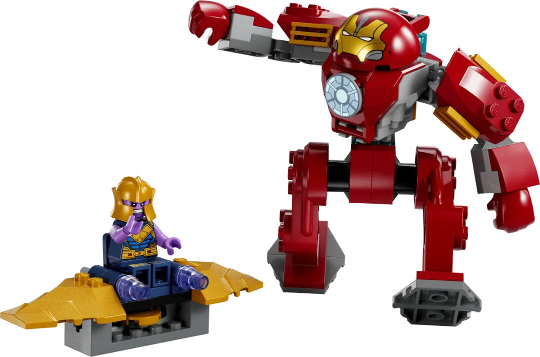 Inhalt: LEGO Super Heroes 76263 Iron Man Hulkbuster vs. Thanos