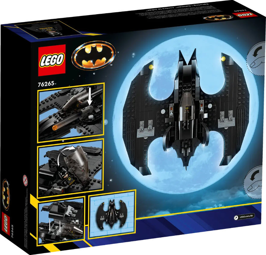 Box Rückansicht: LEGO Super Heroes 76265 Batwing: Batman vs. Joker