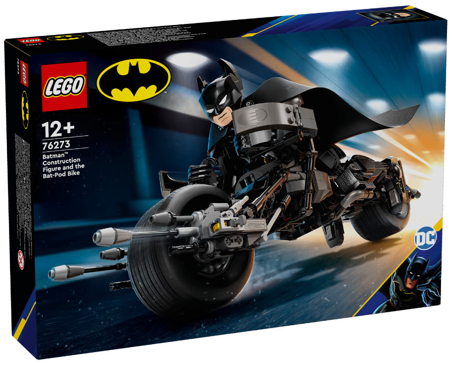 LEGO Super Heroes 76273 Batman Baufigur mit dem Batpod