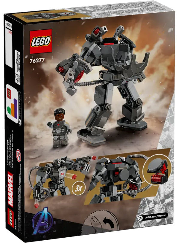 Box Rückansicht: LEGO Super Heroes 76277 War Machine Mech