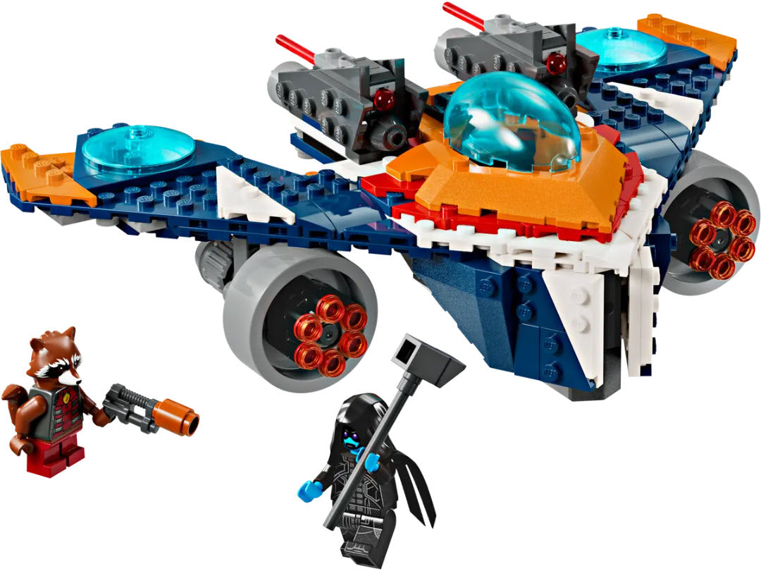 Inhalt: LEGO Super Heroes 76278 Rockets Raumschiff vs. Ronan