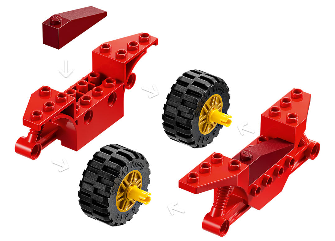 Detail 2: LEGO Super Heroes 76287 Iron Man mit Bike und der Hulk