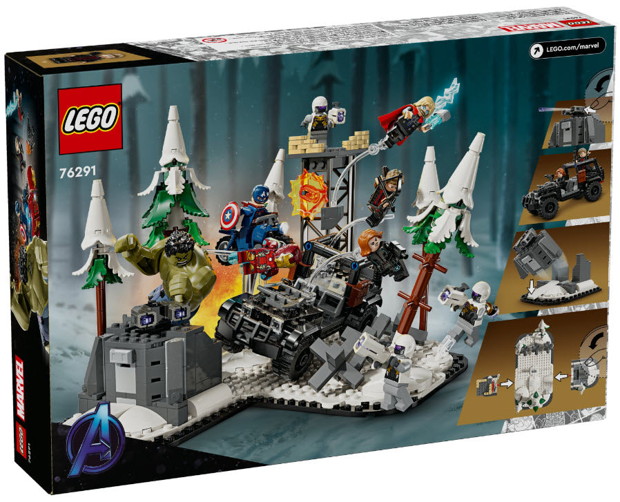 Box Rückansicht: LEGO Super Heroes 76291 Avengers Assemble: Age of Ultron