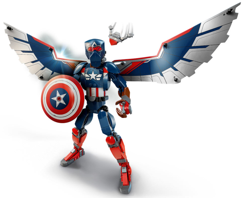 Minifiguren: LEGO Super Heroes 76296 New Captain America Baufigur