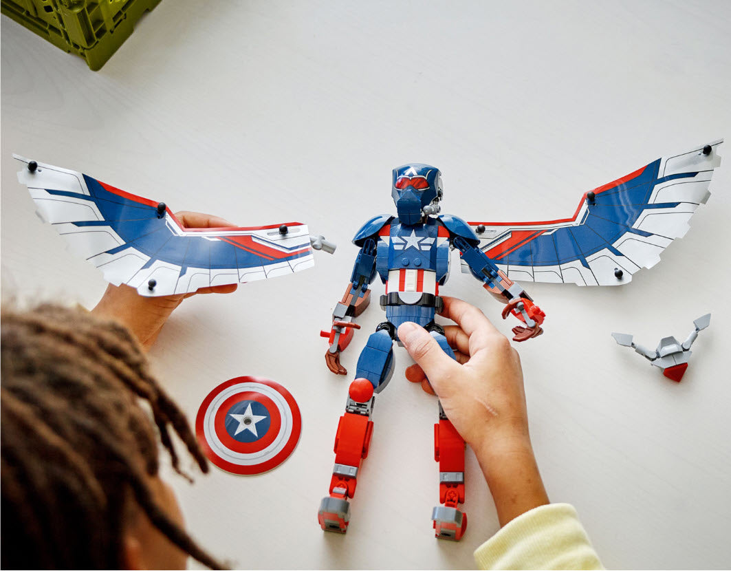 Detail 2: LEGO Super Heroes 76296 New Captain America Baufigur