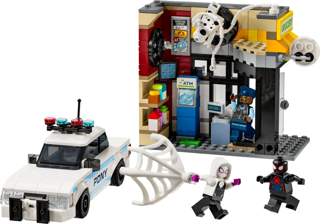 Inhalt: LEGO Super Heroes 76311 Spider-Verse: Miles Morales vs. Spot