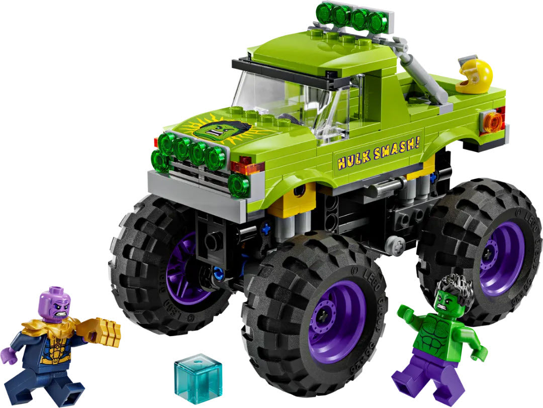 Inhalt: LEGO Super Heroes 76312 Hulk-Truck vs. Thanos