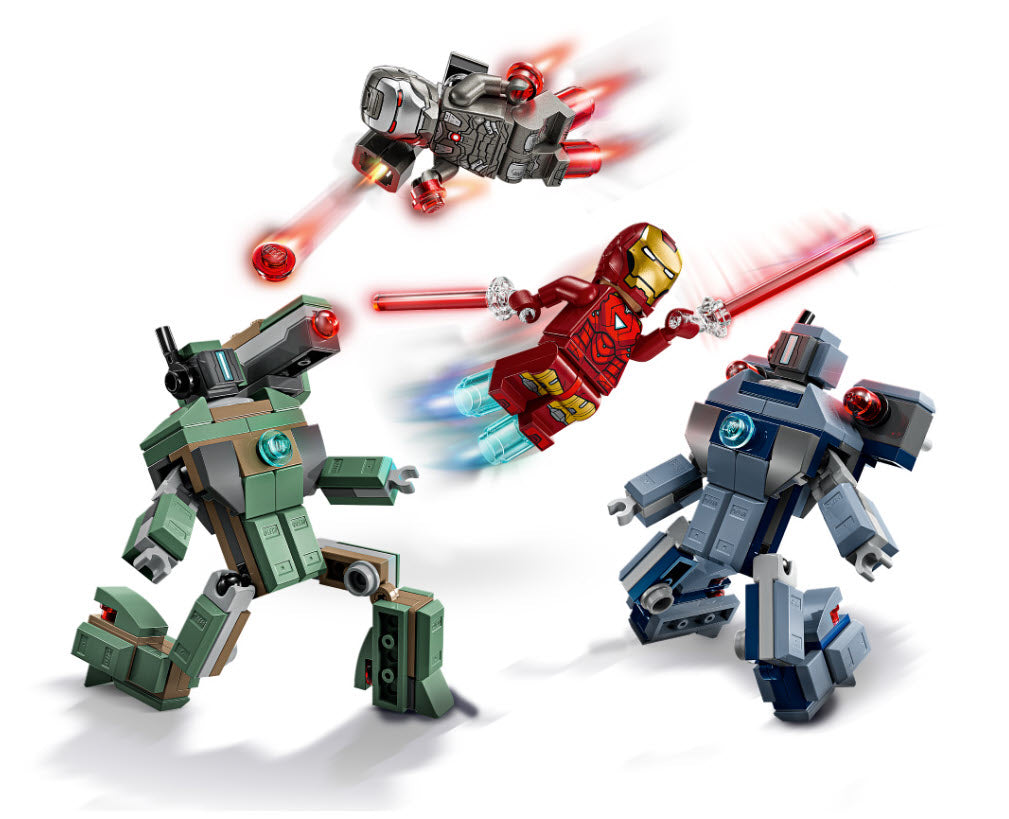Detail 1: LEGO Super Heroes 76320 Iron Man & War Machine vs. Hammer-Drohnen