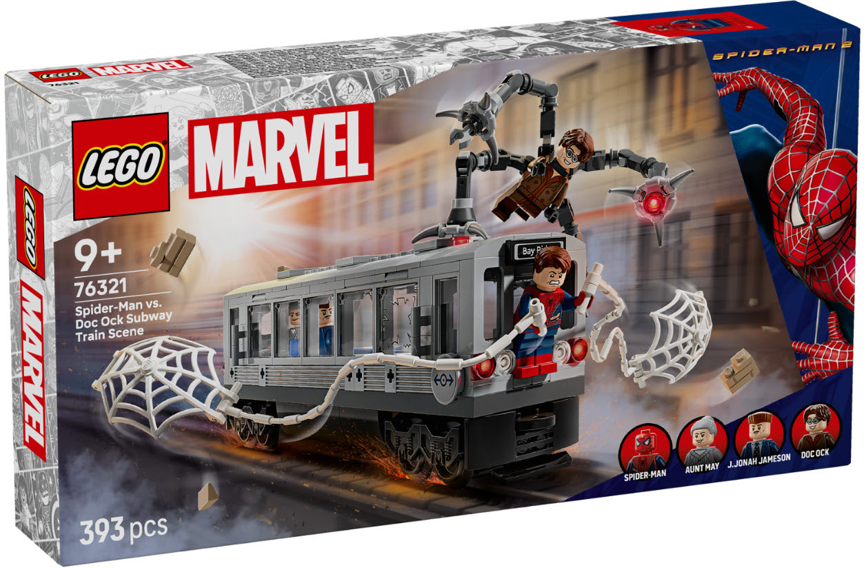 LEGO Super Heroes 76321 Spider-Man vs. Doc Ock: Showdown in der U-Bahn