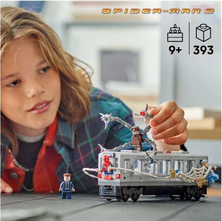 Detail 2: LEGO Super Heroes 76321 Spider-Man vs. Doc Ock: Showdown in der U-Bahn