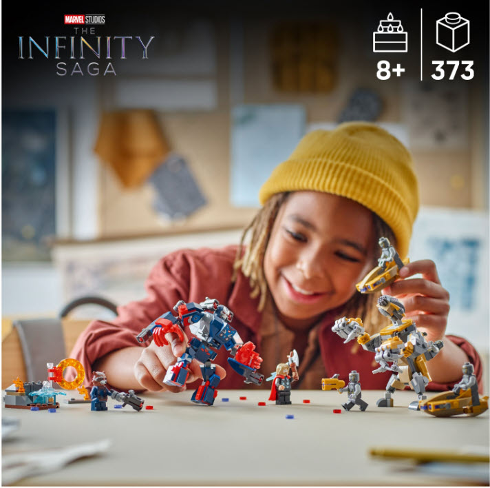Detail 2: LEGO Super Heroes 76322 Avengers: Endgame Thor vs. Chitauri