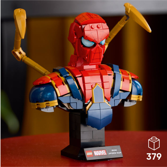 Detail 2: LEGO Super Heroes 76326 Iron Spider-Man Büste