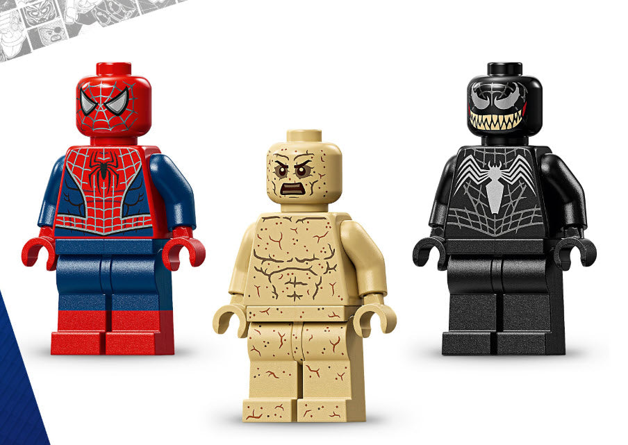 Minifiguren: LEGO Super Heroes 76334 Großer Showdown: Spider-Man vs. Sandman