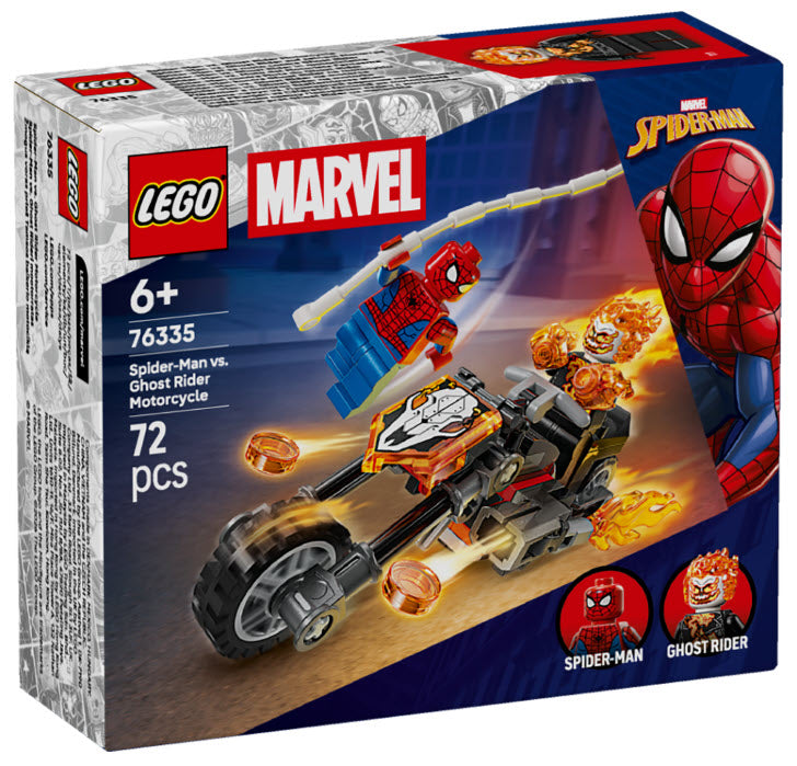 LEGO Super Heroes 76335 Spider-Man vs. Ghost Rider auf seinem Motorrad