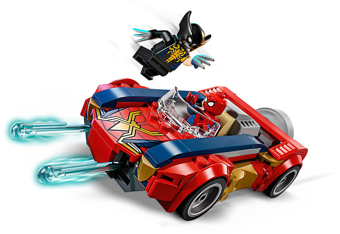 Detail 1: LEGO Super Heroes 76336 Spider-Man Auto vs. Venomized Wolverine