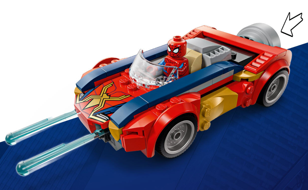 Detail 2: LEGO Super Heroes 76336 Spider-Man Auto vs. Venomized Wolverine