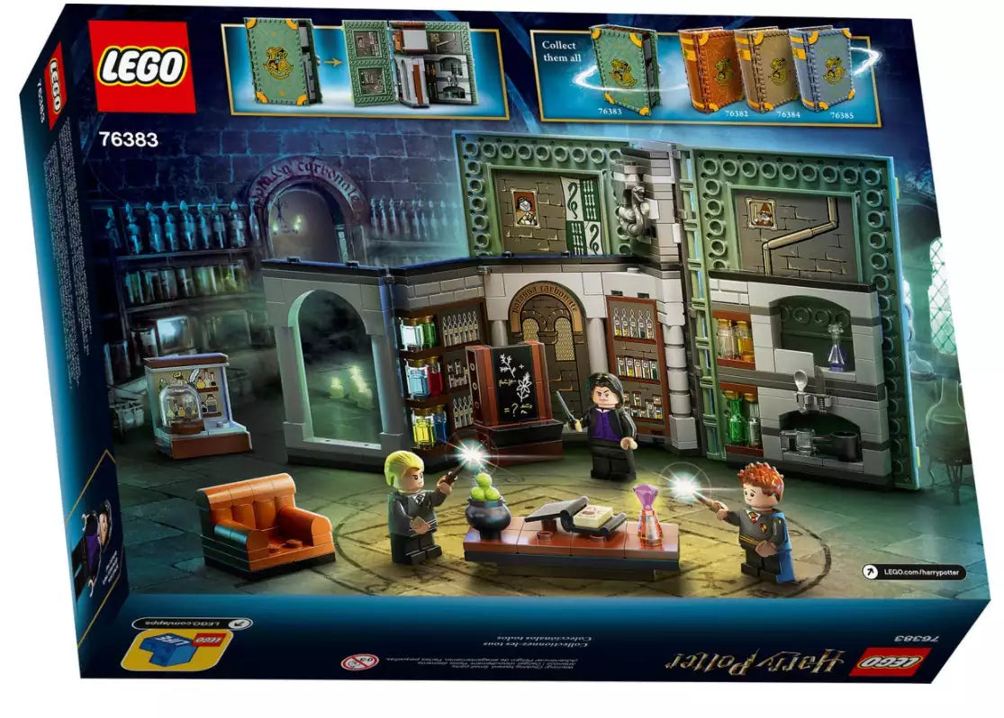 Box Rückansicht: LEGO Harry Potter 76383 Hogwarts Moment: Zaubertrankunterricht