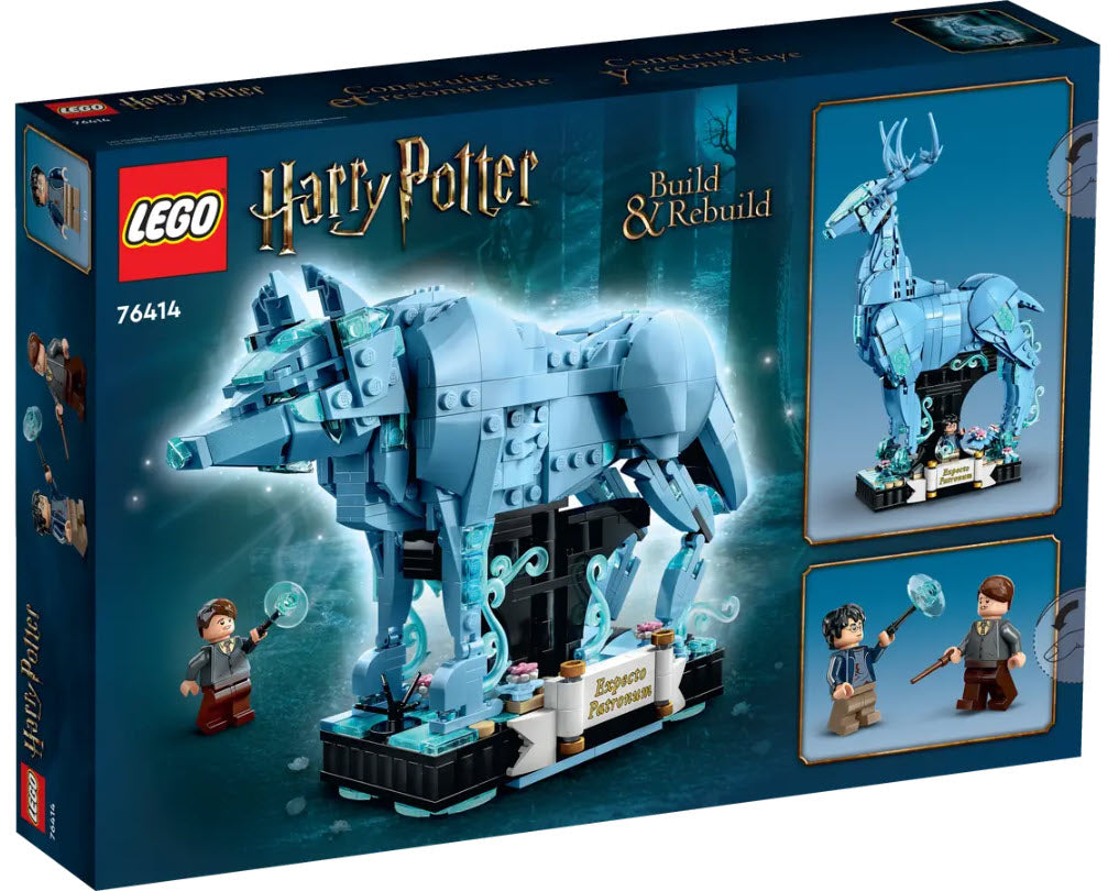Box Rückansicht: LEGO Harry Potter 76414 Expecto Patronum