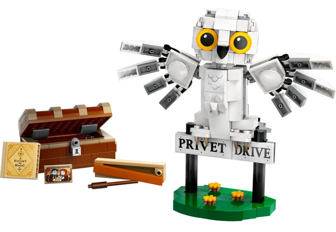 Inhalt: LEGO Harry Potter 76425 Hedwig im Ligusterweg 4