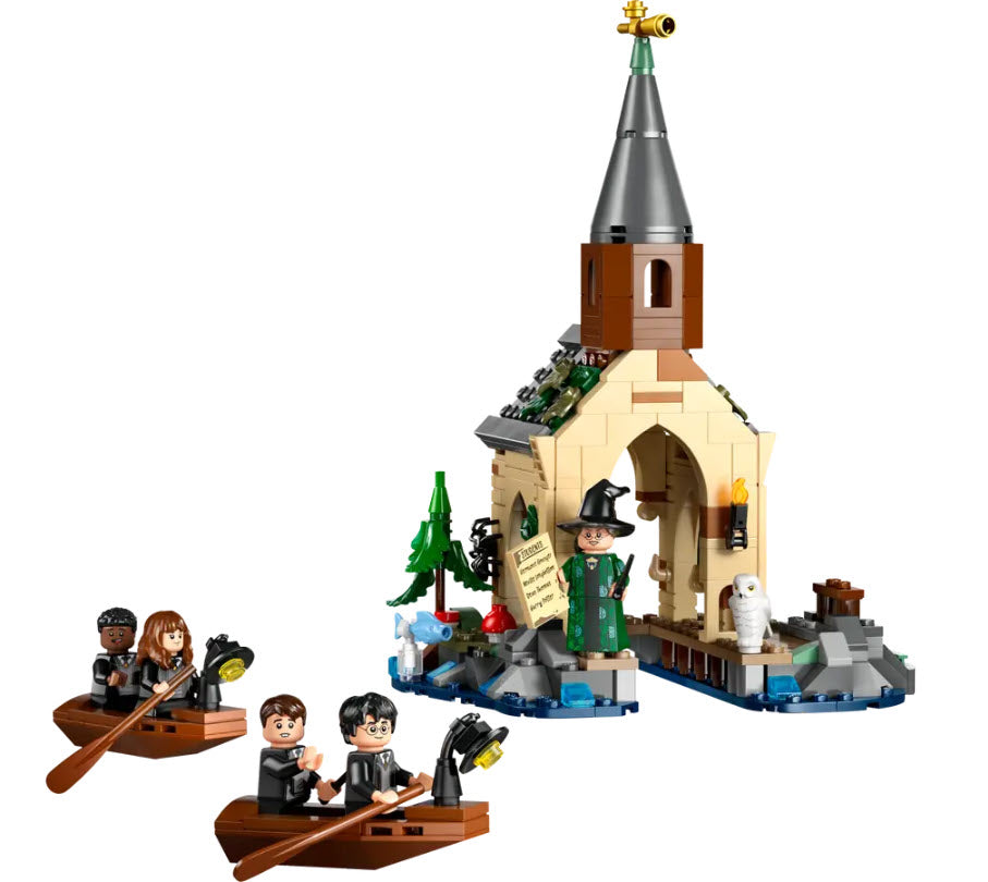 Inhalt: LEGO Harry Potter 76426 Bootshaus von Schloss Hogwarts