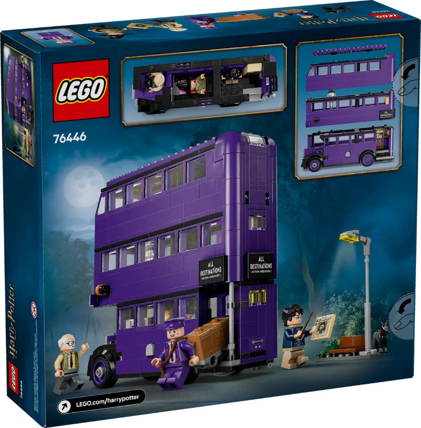 Box Rückseite: LEGO Harry Potter 76446 Abenteuer mit dem Fahrenden Ritter