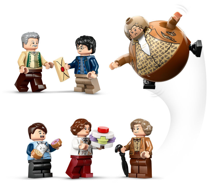 Minifiguren: LEGO Harry Potter 76451 Ligusterweg: Tante Magdas Besuch