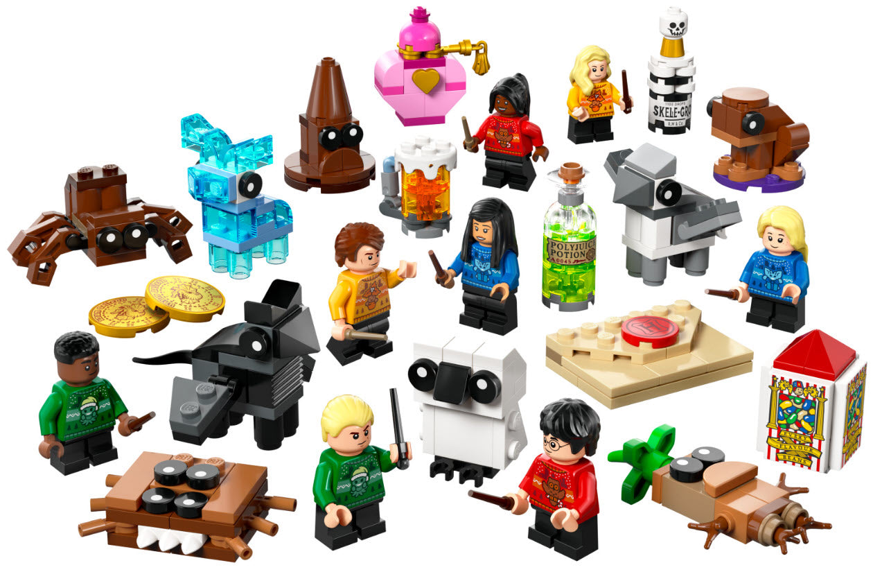 Inhalt: LEGO Harry Potter 76456 Adventskalender 2025