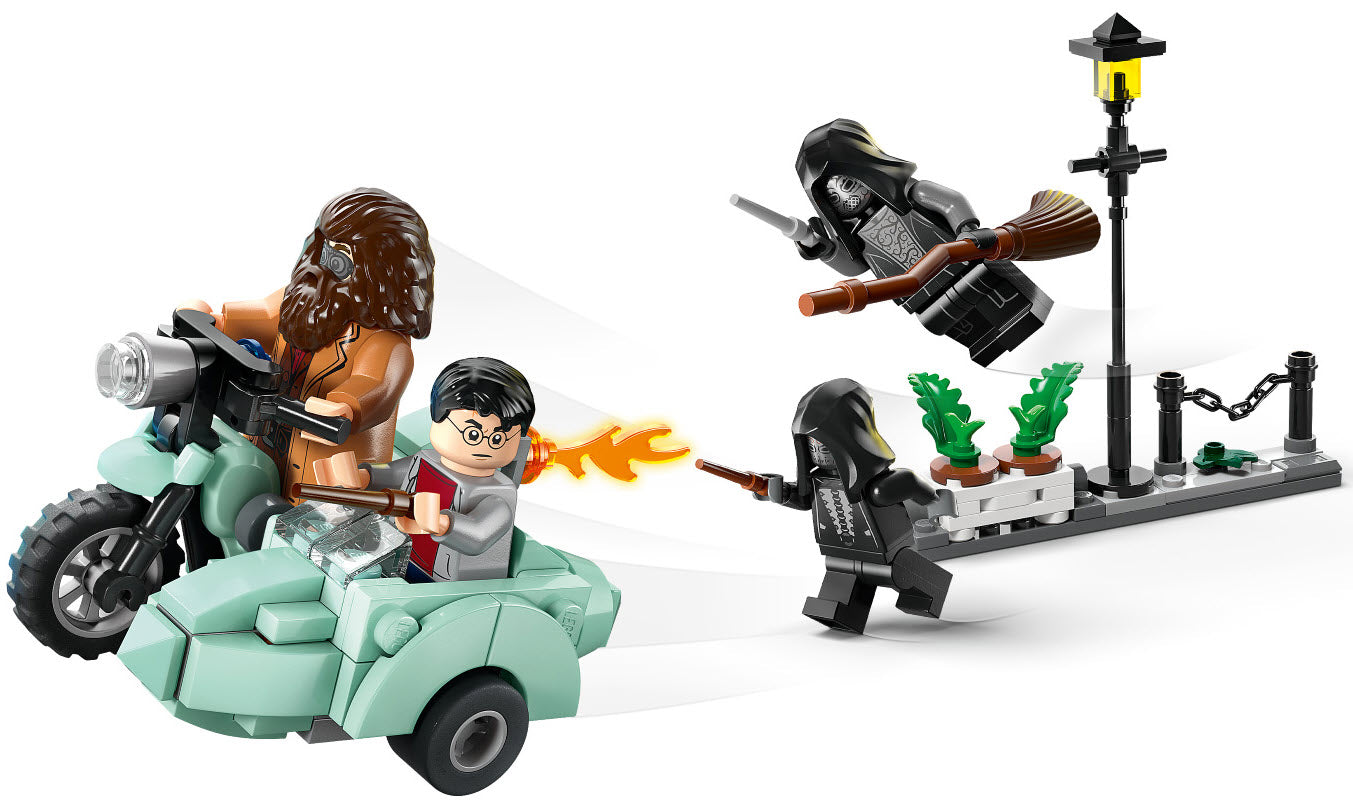 Detail 1: LEGO Harry Potter 76459 Hagrids und Harrys Flucht aus dem Ligusterweg