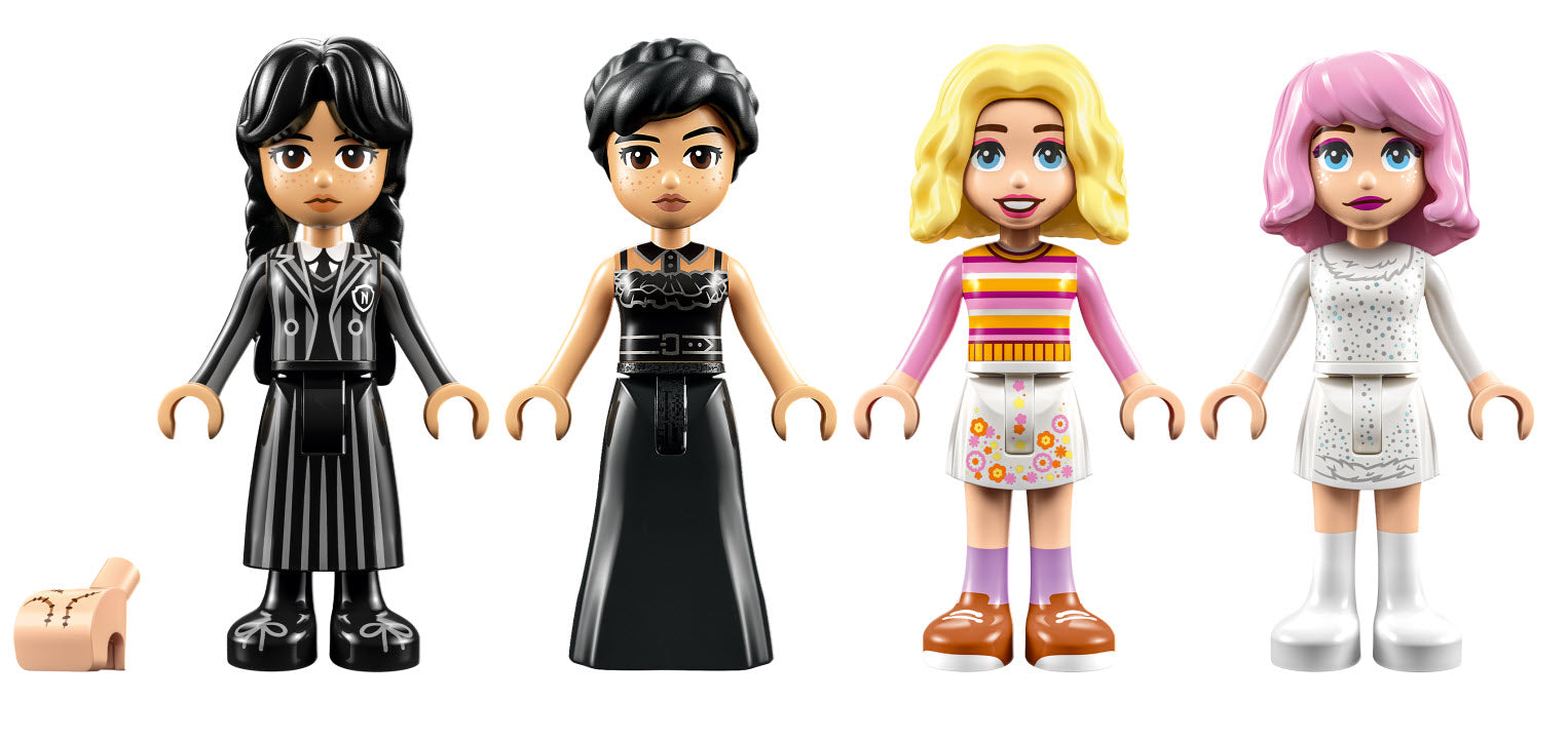 Minifiguren: LEGO Wednesday 76781 Wednesdays und Enids Zimmer im Studentenwohnheim
