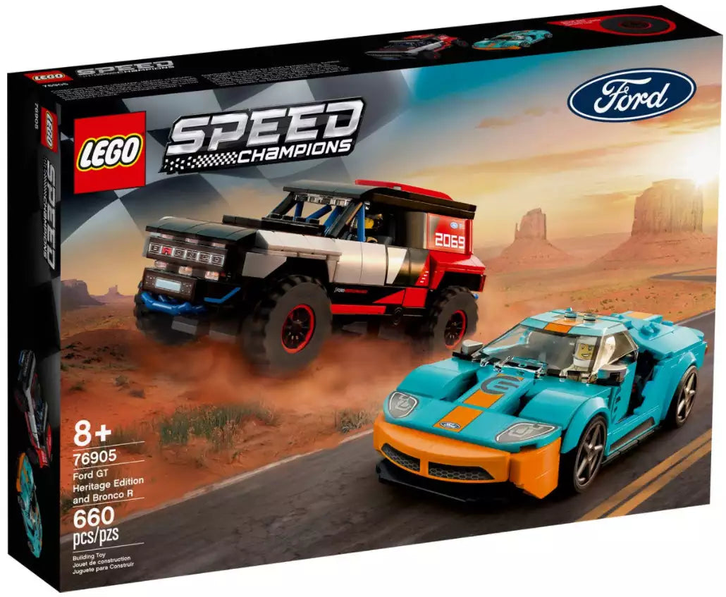LEGO Speed Champions 76905 Ford GT Heritage Edition und Bronco R