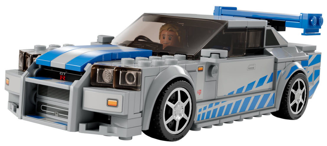 Inhalt: LEGO Speed Champions 76917 2 Fast 2 Furious – Nissan Skyline GT-R (R34)