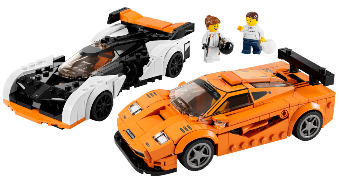 Inhalt: LEGO Speed Champions 76918 McLaren Solus GT & McLaren F1 LM