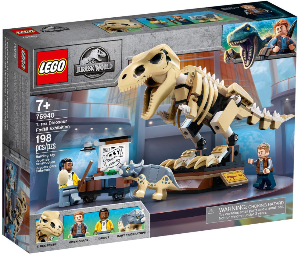 LEGO Jurassic World 76940 T. Rex-Skelett in der Fossilienausstellung