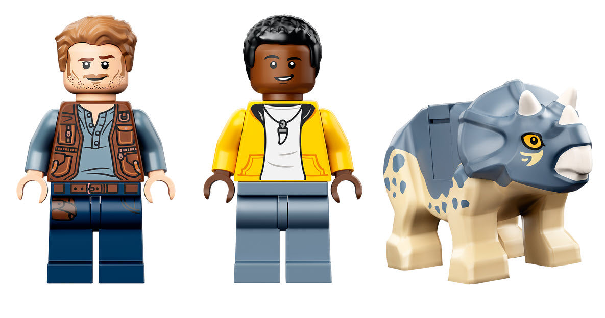 Minifiguren: LEGO Jurassic World 76940 T. Rex-Skelett in der Fossilienausstellung