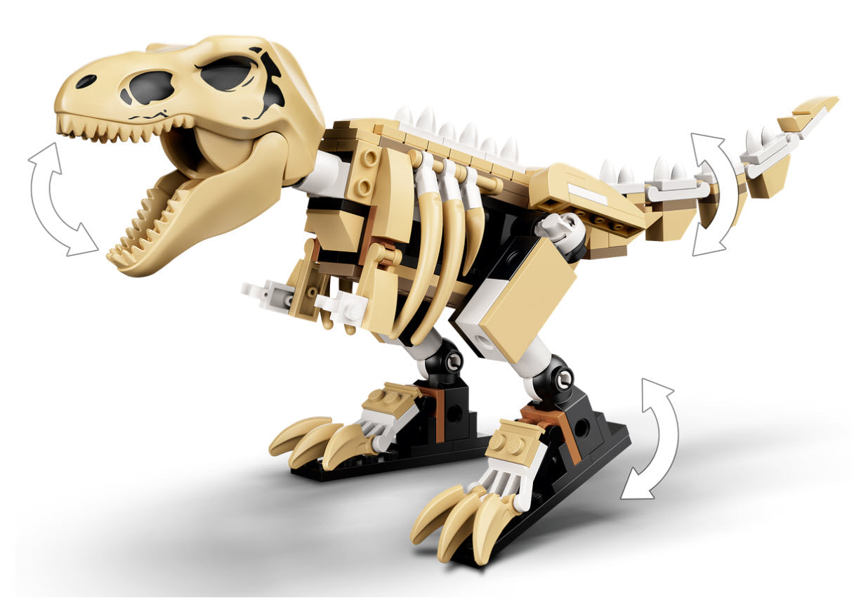 Detail 2: LEGO Jurassic World 76940 T. Rex-Skelett in der Fossilienausstellung