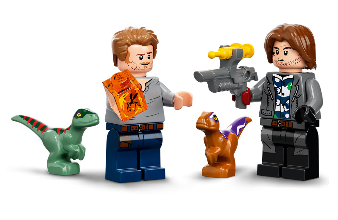 Minifiguren: LEGO Jurassic World 76945 Atrociraptor: Motorradverfolgungsjagd