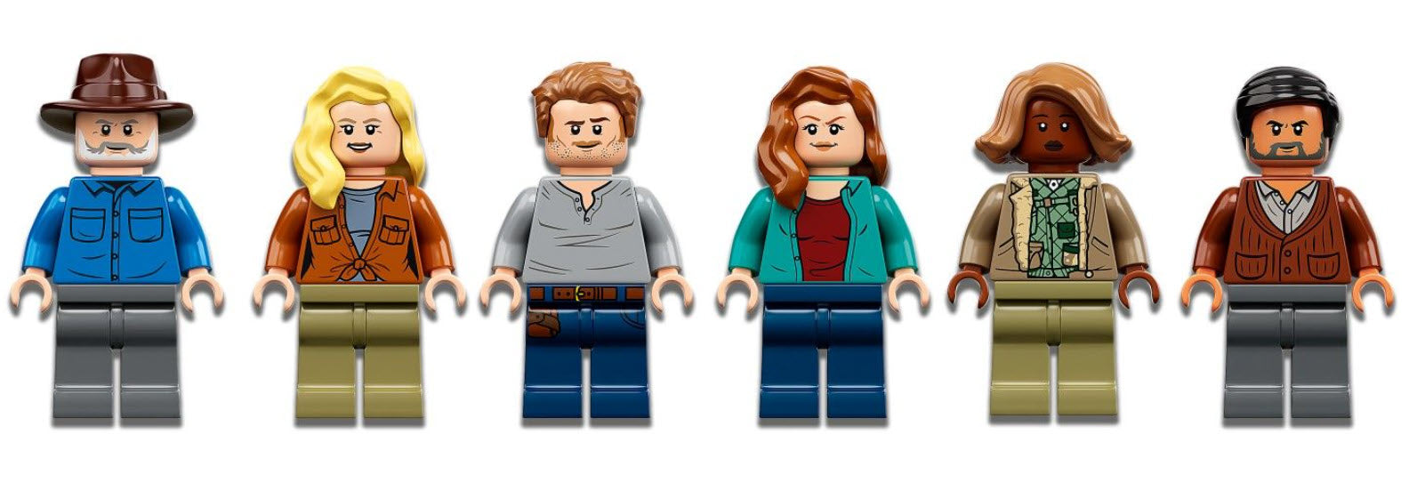 Minifiguren: LEGO Jurassic World 76949 Giganotosaurus & Therizinosaurus Angriff