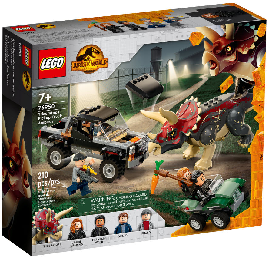 LEGO Jurassic World 76950 Triceratops-Angriff