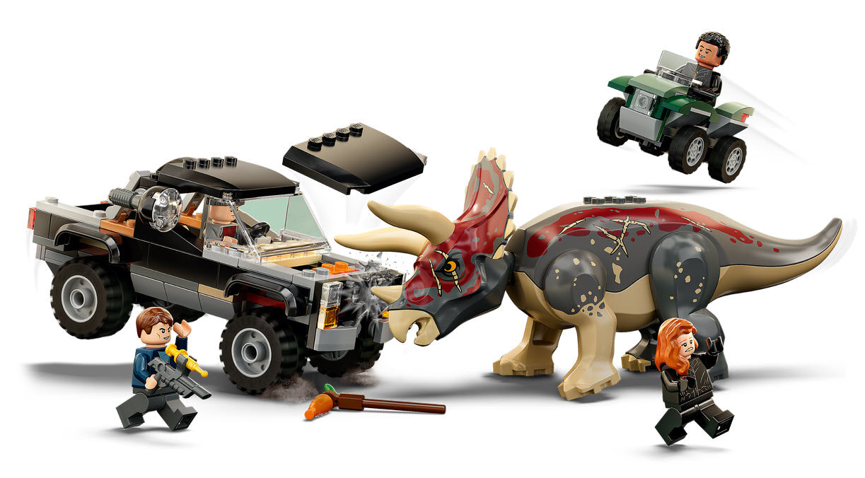 Detail 1: LEGO Jurassic World 76950 Triceratops-Angriff