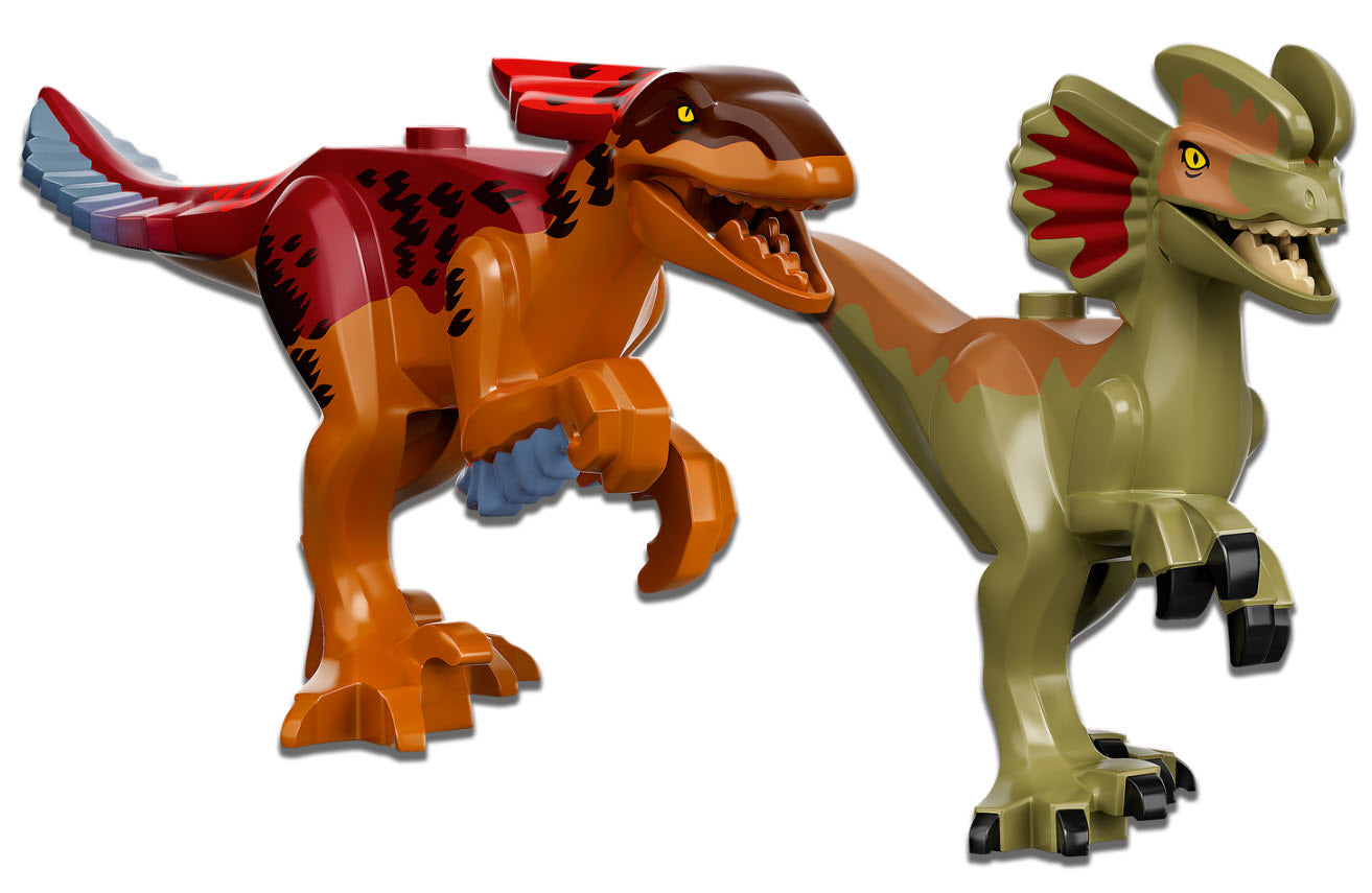 Detail 2: LEGO Jurassic World 76951 Pyroraptor & Dilophosaurus Transport