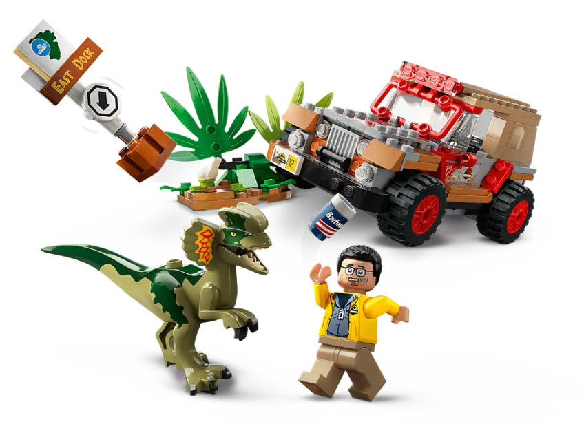 Detail 1: LEGO Jurassic World 76958 Hinterhalt des Dilophosaurus