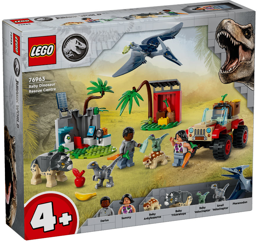 LEGO Jurassic World 76963 Rettungszentrum für Baby-Dinos