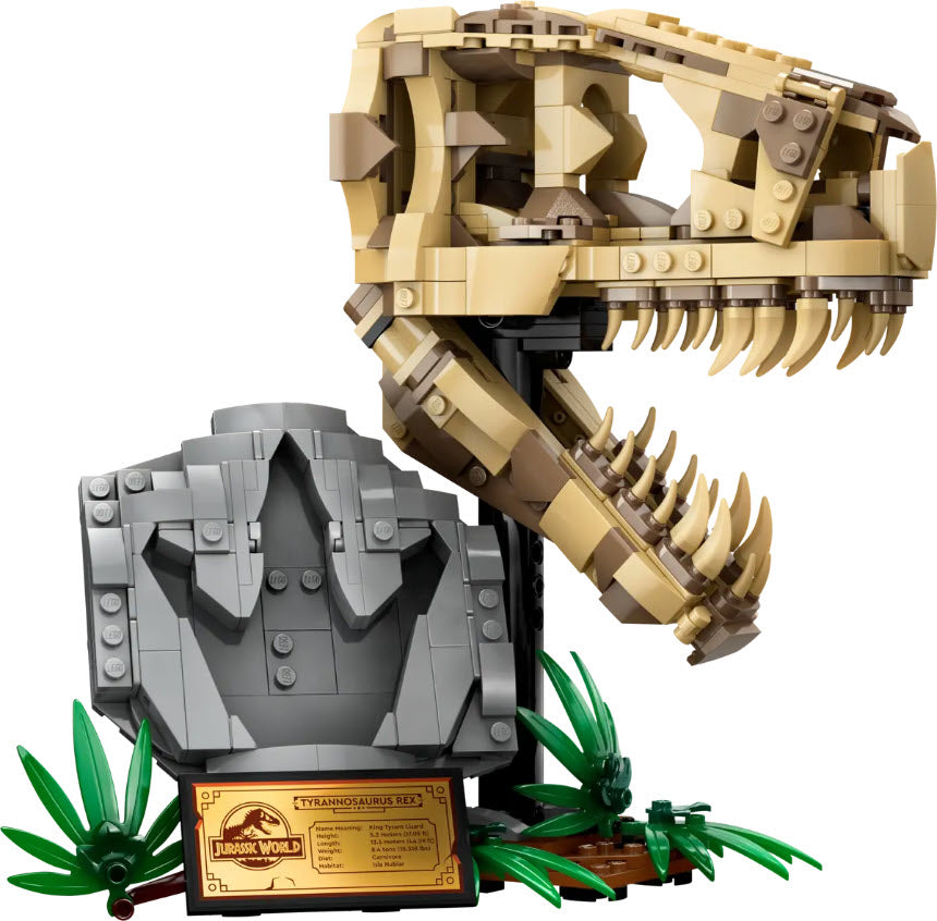 Inhalt: LEGO Jurassic World 76964 Dinosaurier-Fossilien: T.-rex-Kopf