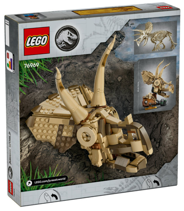 LEGO Jurassic World 76969 Dinosaurier-Fossilien: Triceratops-Schädel
