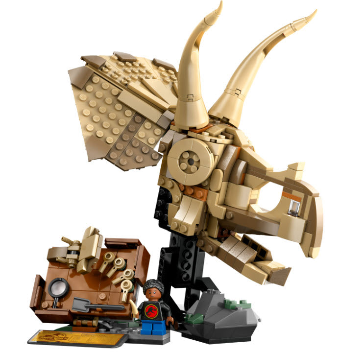 Inhalt: LEGO Jurassic World 76969 Dinosaurier-Fossilien: Triceratops-Schädel